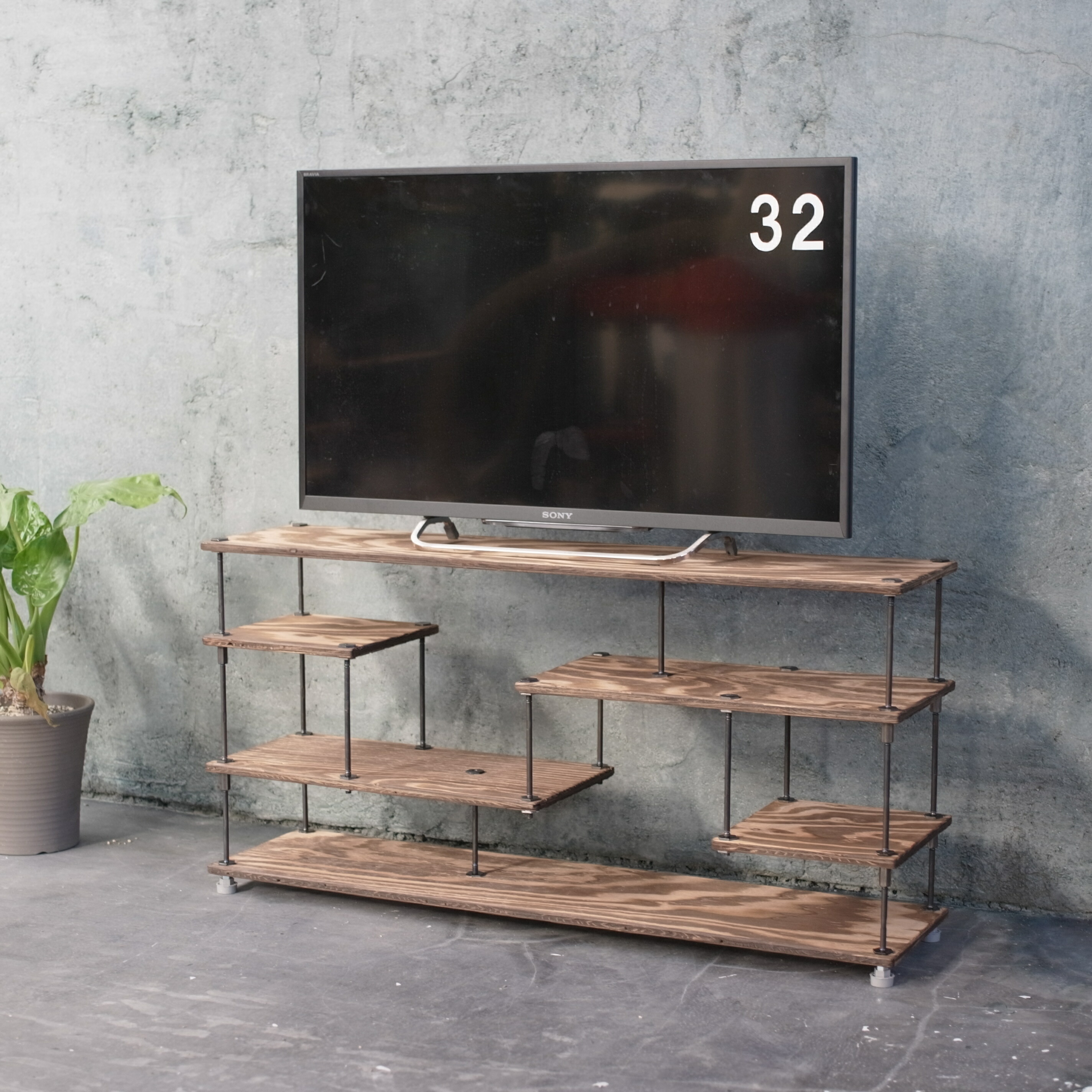 現品販売】wood shelf 355*1090*310