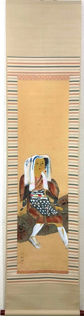 楽天市場】小松 均「赤絵皿に鯉之図」 日本画15号 : 小野画廊