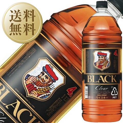 楽天市場】ブラックニッカ クリア 37度 4000ml（4L） ペットボトル