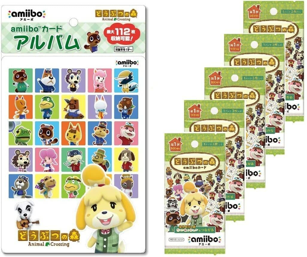 楽天市場】『とびだせ どうぶつの森 amiibo+』amiiboカード (5パック)+