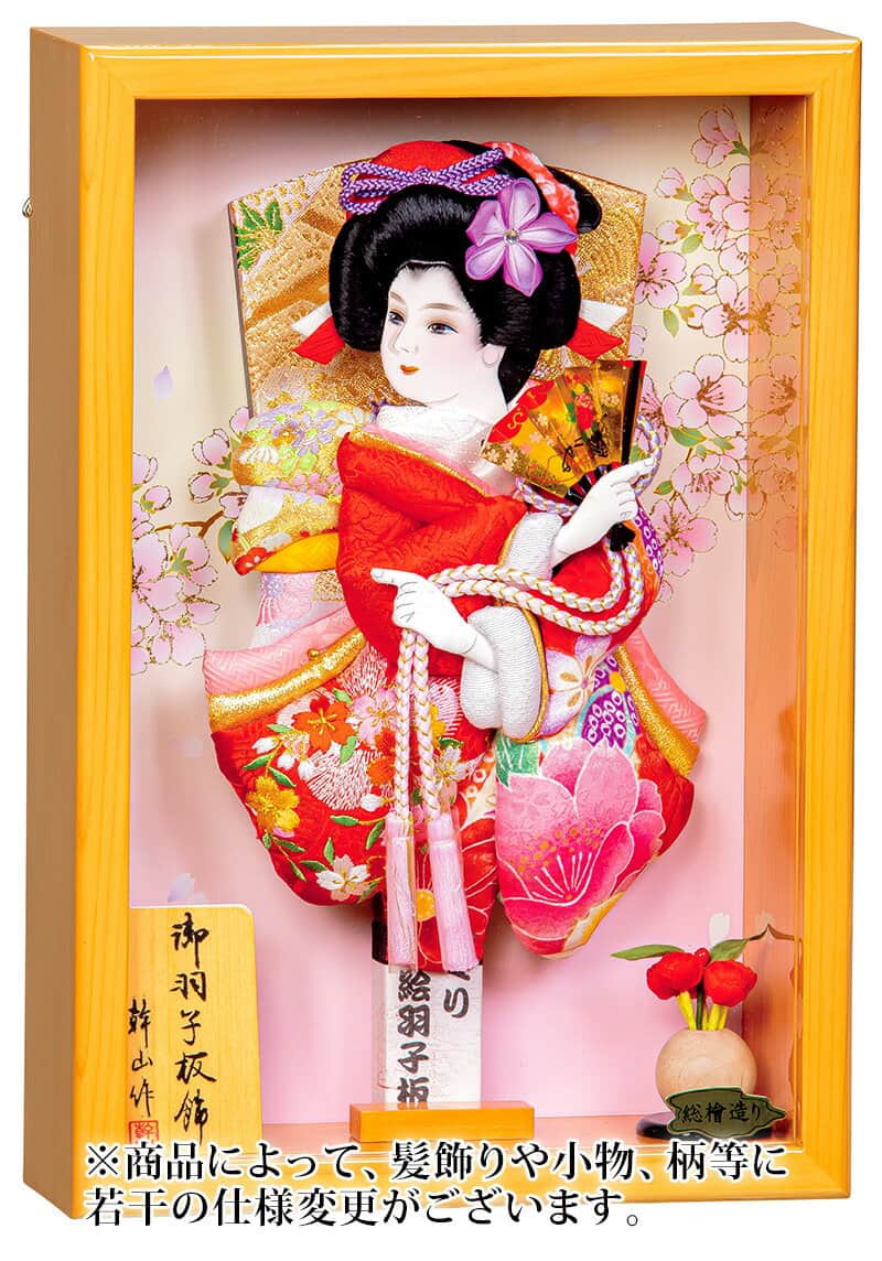 楽天市場】羽子板 平安豊久 ケース飾り 幹山作 初夢 押絵羽子板 13号