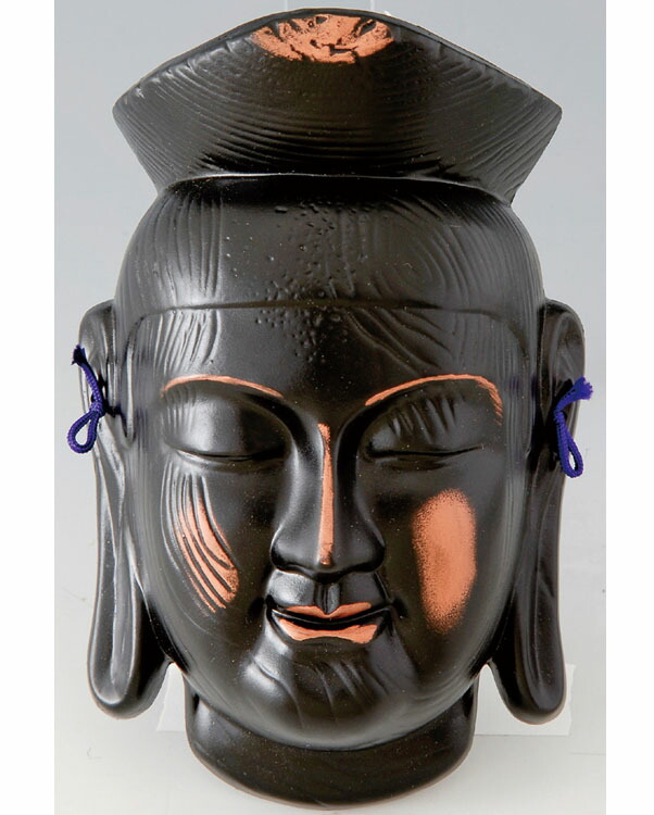 楽天市場】《新作》 陶器製 仏面 吉祥面 【弥勒菩薩面】（大） 〈仏教