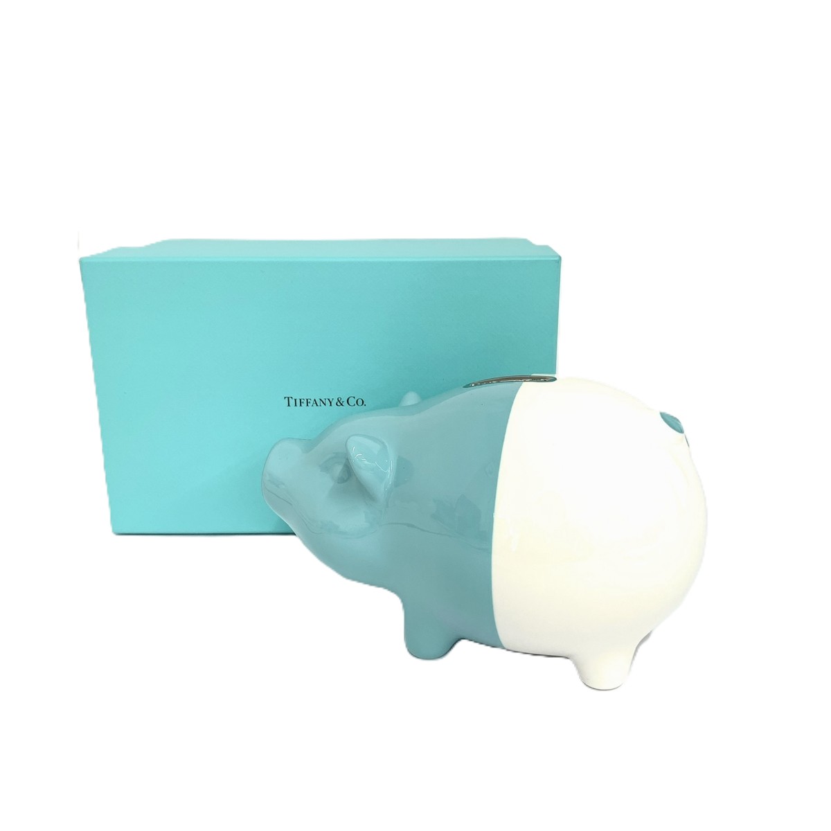 楽天市場】【未使用品】TIFFANY&Co. ティファニー 野球ボール型 貯金箱