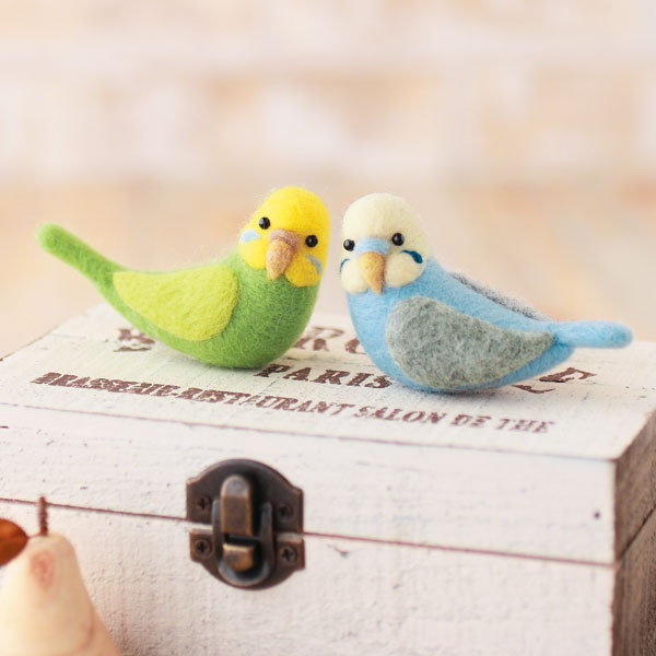 楽天市場】セキセイインコ フェルトキット 手芸キット 羊毛フェルト