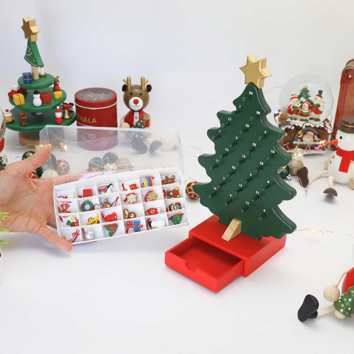 アドベントカレンダー クリスマスツリー 卓上 アドベント カレンダー