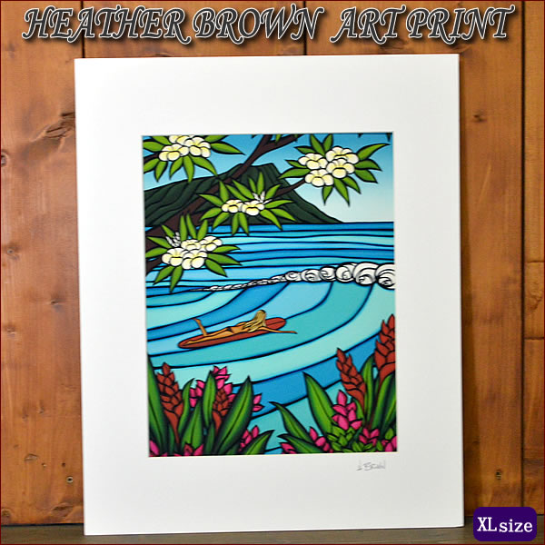 楽天市場】【ヘザーブラウン】【Heather Brown】ART PRINT XL KU'UIPO