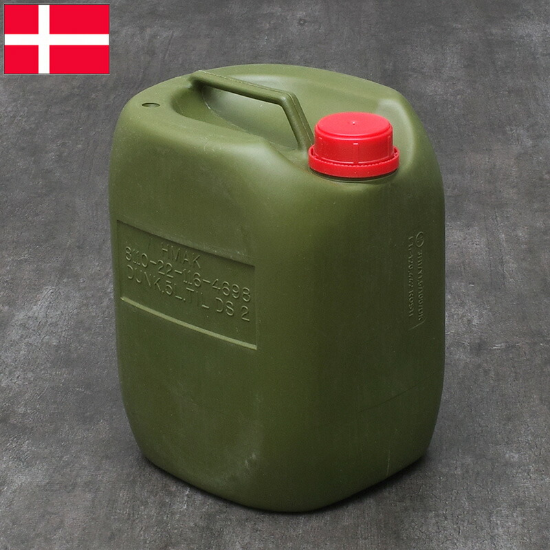 楽天市場】チェコ軍 ジェリカン プラスチック グリーン ノズル付き 10L