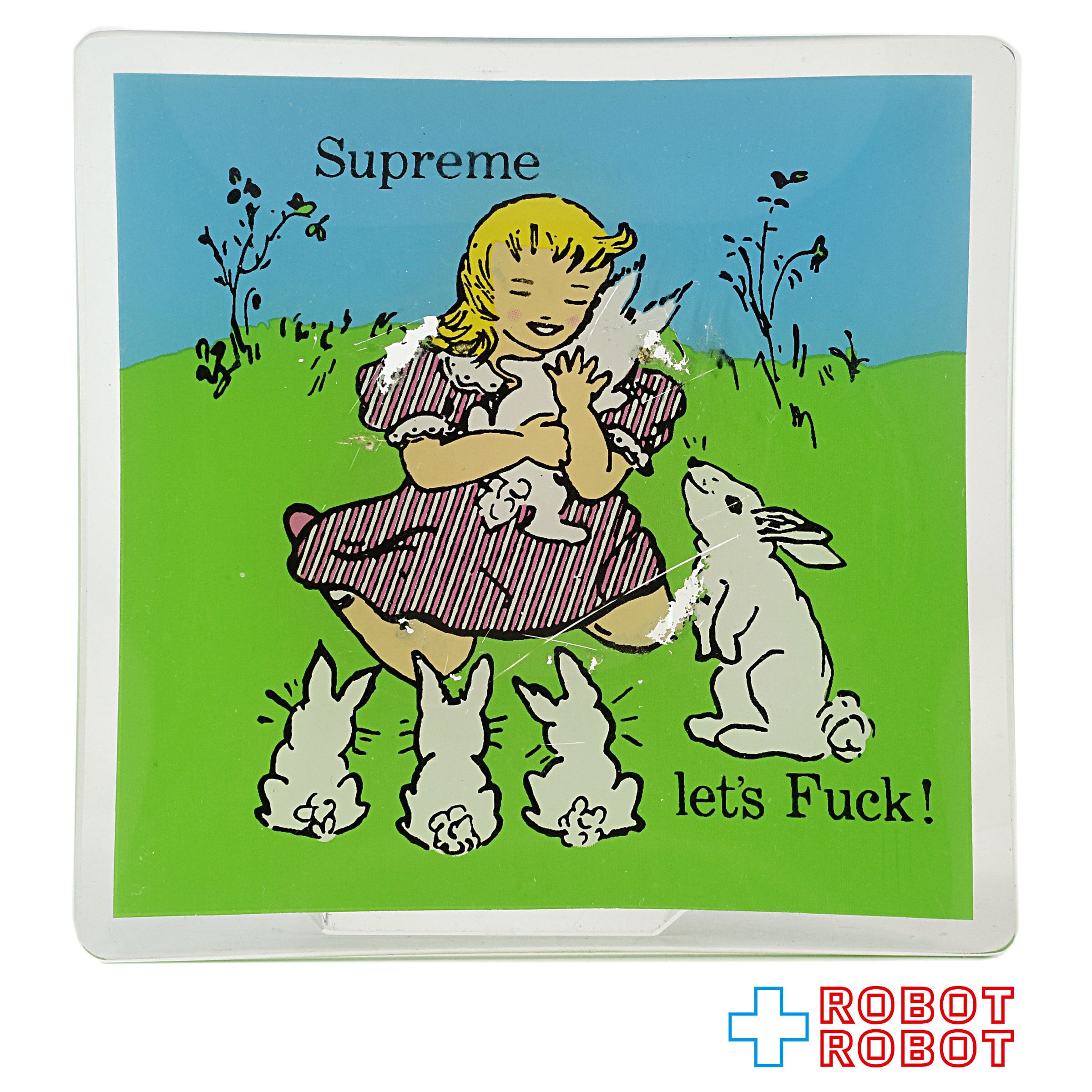 Supreme シュプリーム LET'S FUCK レッツファック ガラス皿 灰皿 ※難