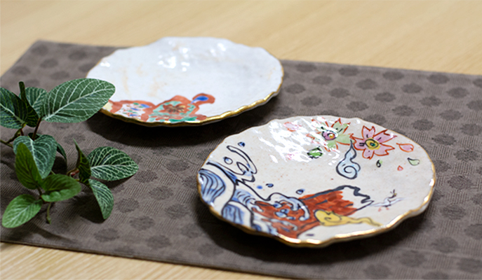 和雑貨 四季彩堂 オンラインショップ / 皿 赤絵