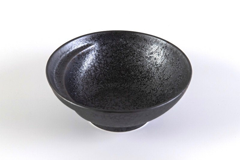 Cacomi -かこみ- 【鍋の取り皿13.5cm】 結晶 黒｜有田焼なら賞美堂本店