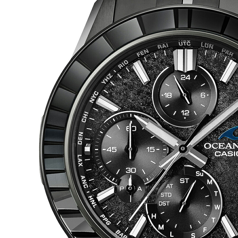 オシアナス マンタ S7000 限定モデル 江戸切子ベゼル OCW-S7000CN-1AJF