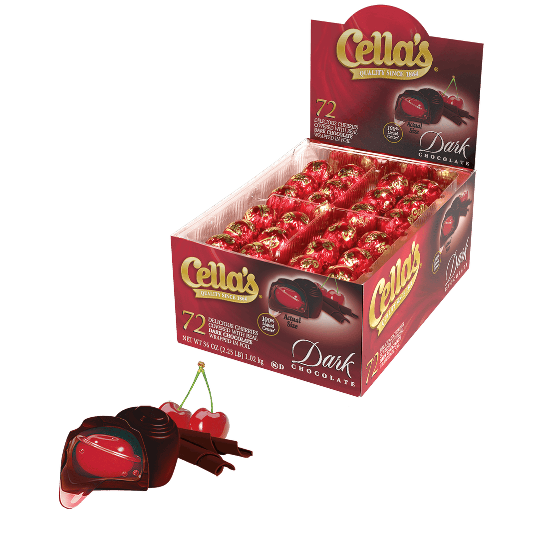 Cella's Dark Chocolate Covered Cherries Individually Wrapped (2.25