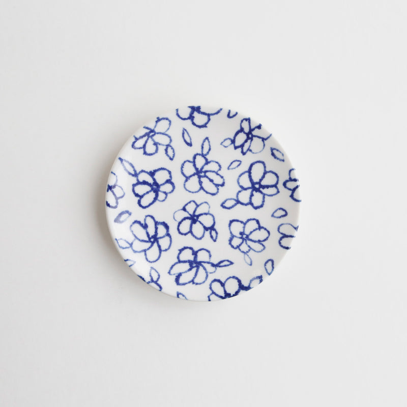 豆皿（花柄・seto）