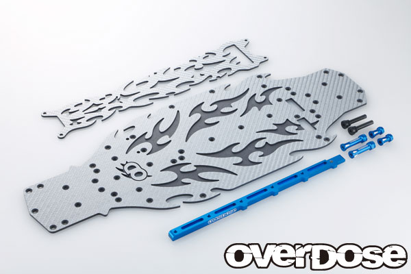 カーボンシャーシコンバージョンキットFor ドリパケ/ブルー [(有)ウエルド]