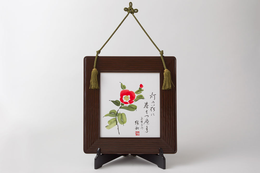 鎌倉彫の色紙掛 | 鎌倉彫陽雅堂 公式オンラインショップ 伝統工芸品