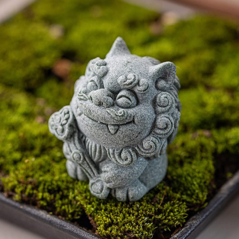 SIO Crystal希奧水晶青砂石-招財如意風獅爺/貔貅：提升財運與守護平安