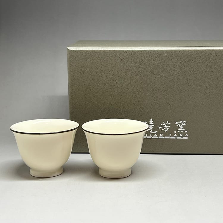 茶香自在】曉芳窯蔡曉芳大師早期定窯白瓷茶杯官方正品