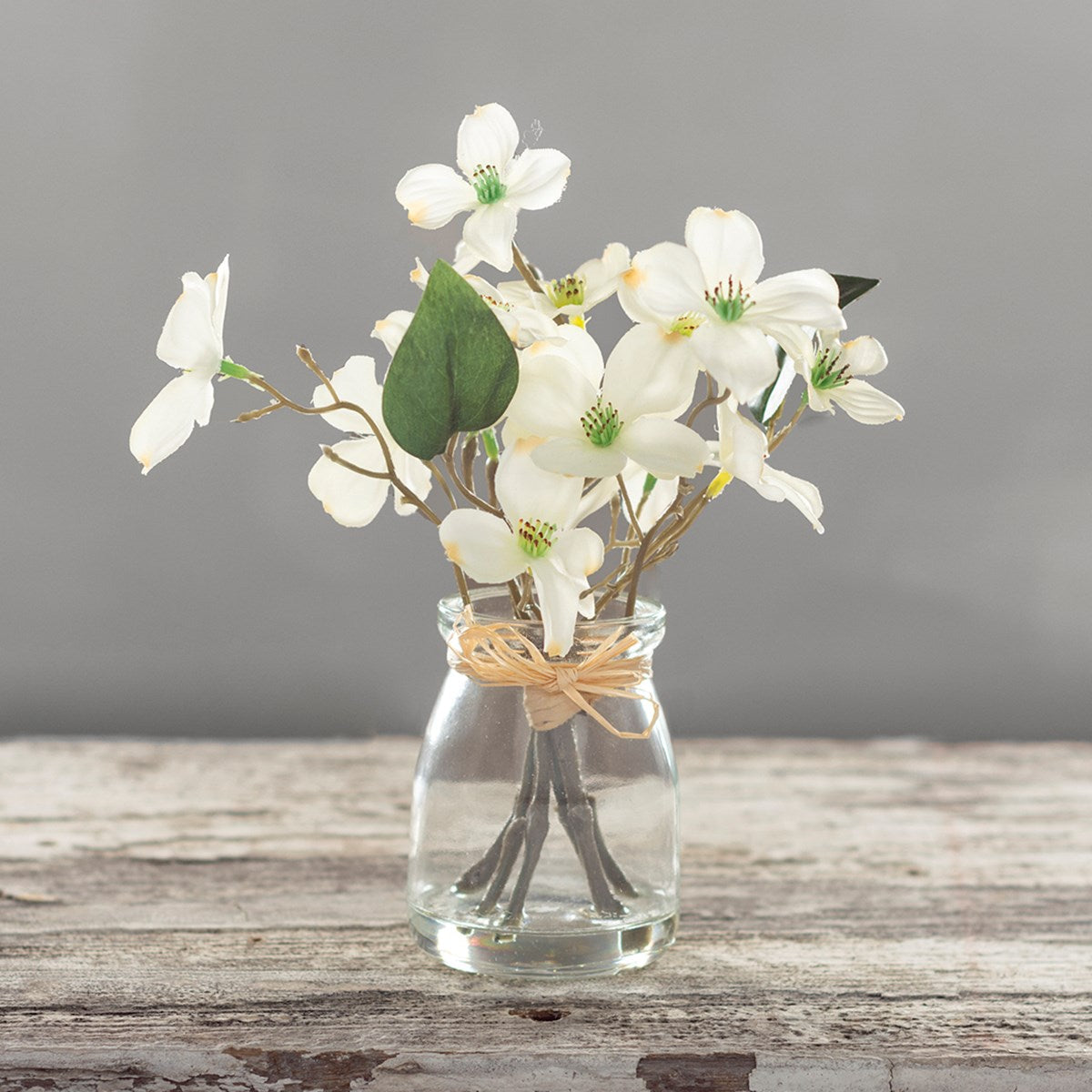 Glass Vase, Dogwood Blossom, 8