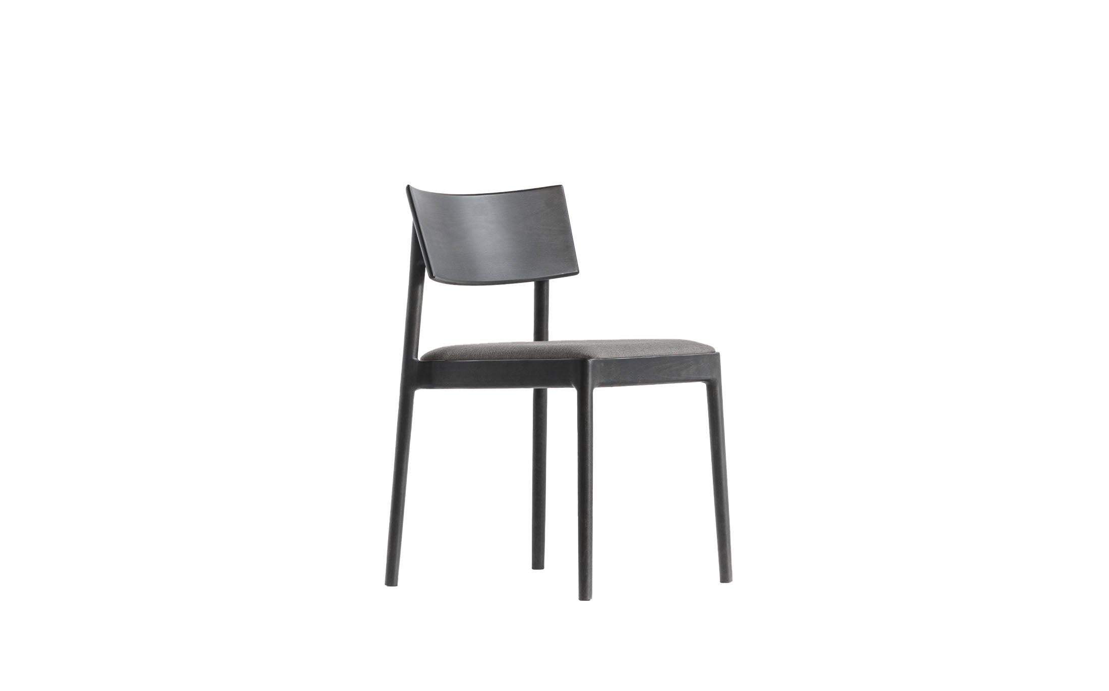The stacking light chair - Charcoal grey