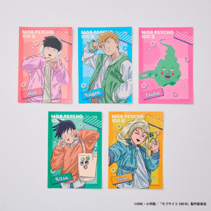 モブサイコ100 III』イラストステッカーコレクション（全14種