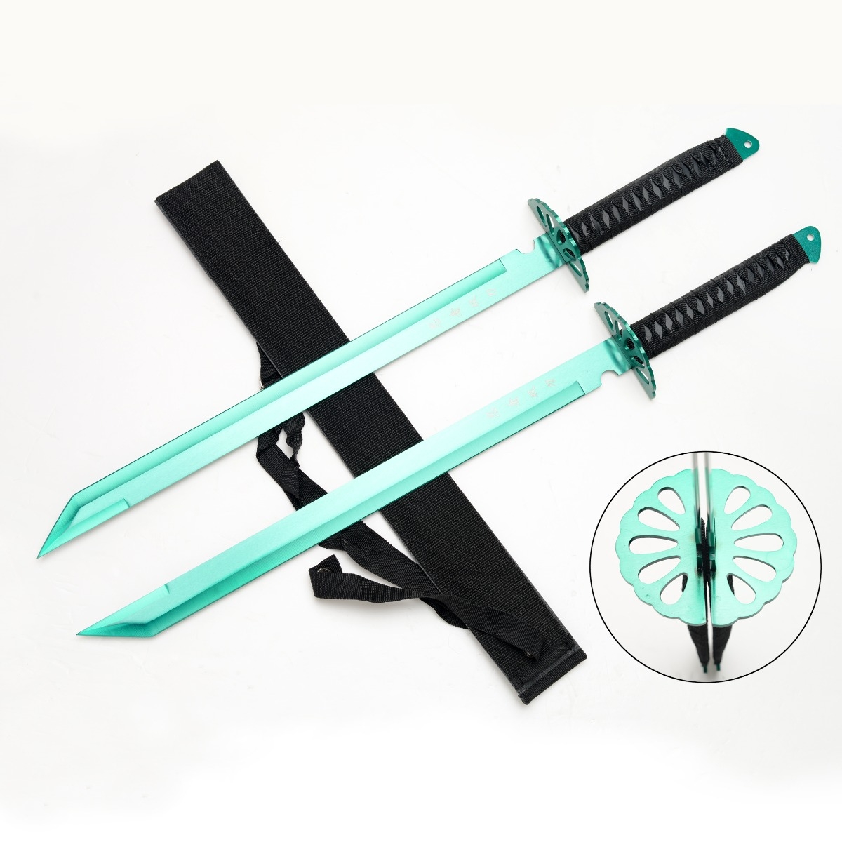 BladesUSA - Twin Ninja Swords - Set of 2 - HK-6183GN