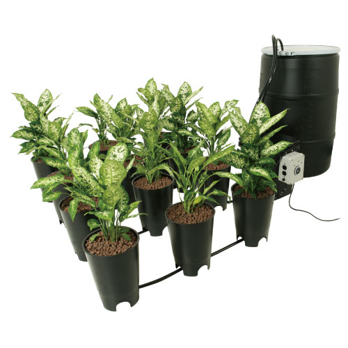 水耕栽培キット Active Aqua Grow Flow 8Lポット 12サイト-システム