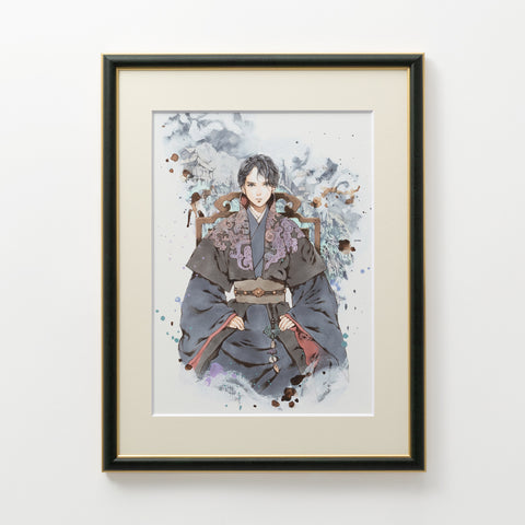 十二国記」山田章博 複製原画『白銀の墟 玄の月』（一）【再販