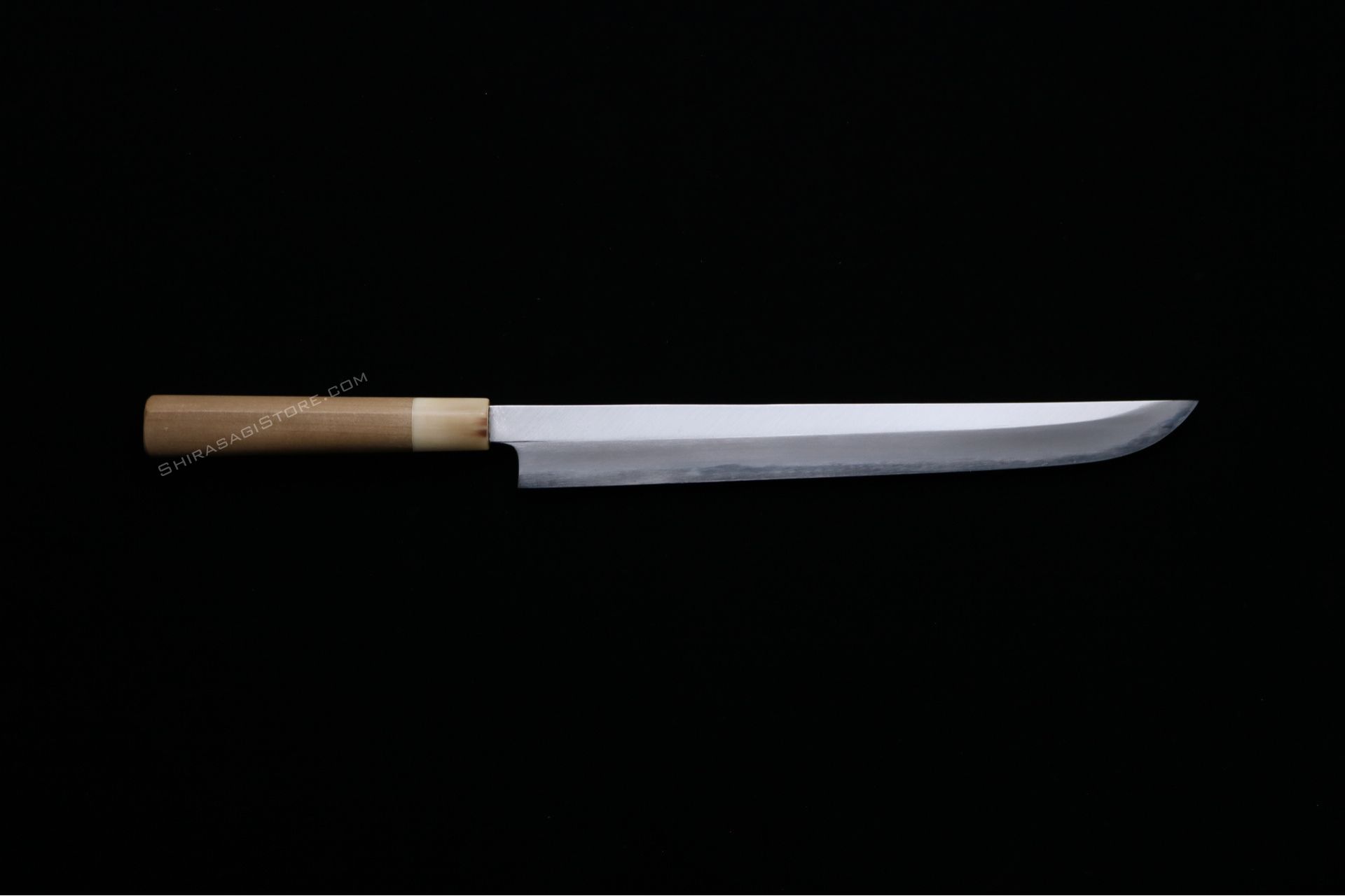 水野鍛錬所「源昭忠」ナイフ型 柳刃 刺身包丁 青一鋼 デラックス 尺