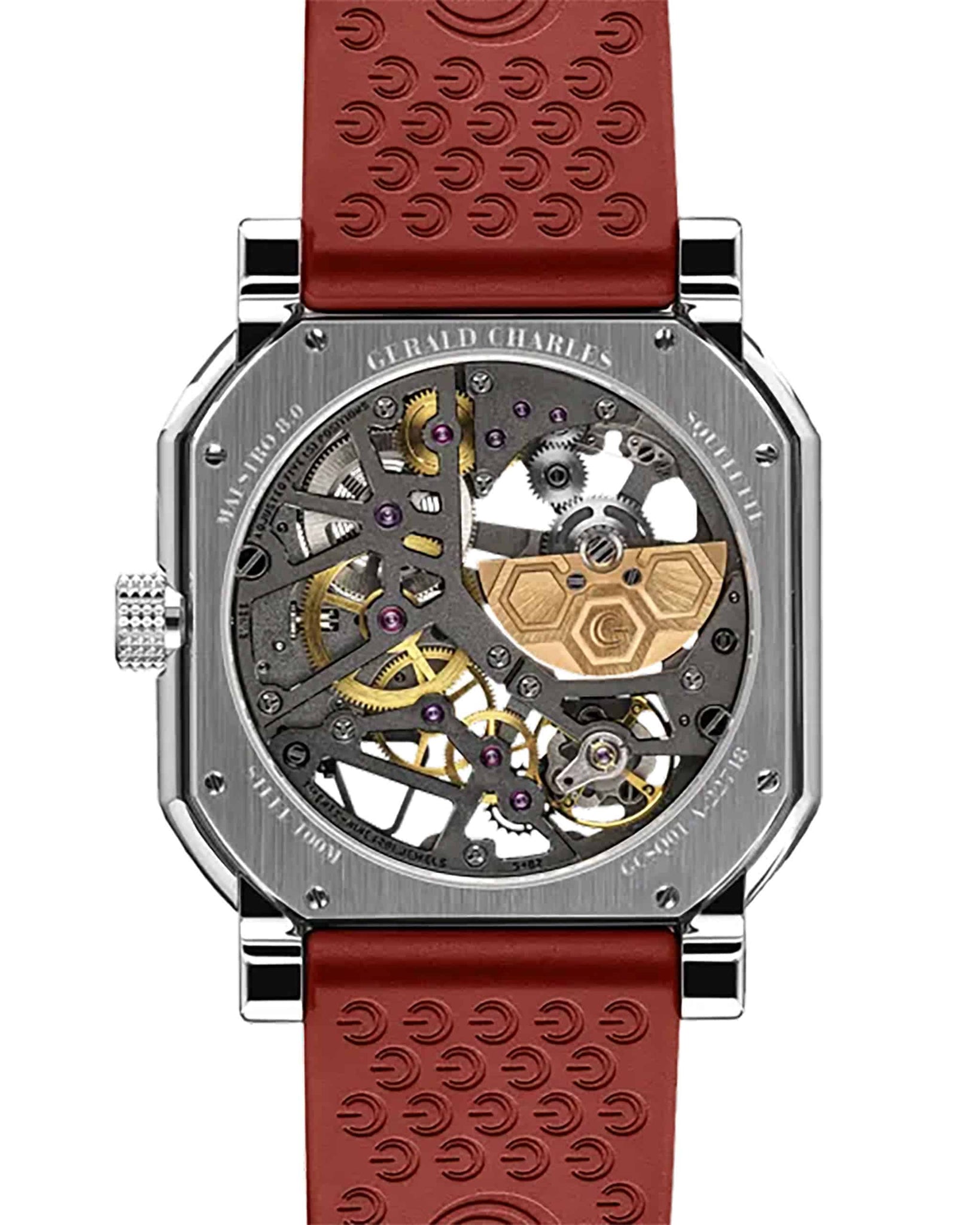 Gerald Charles Maestro 8.0 Squelette Gem-Set Rubies Watch