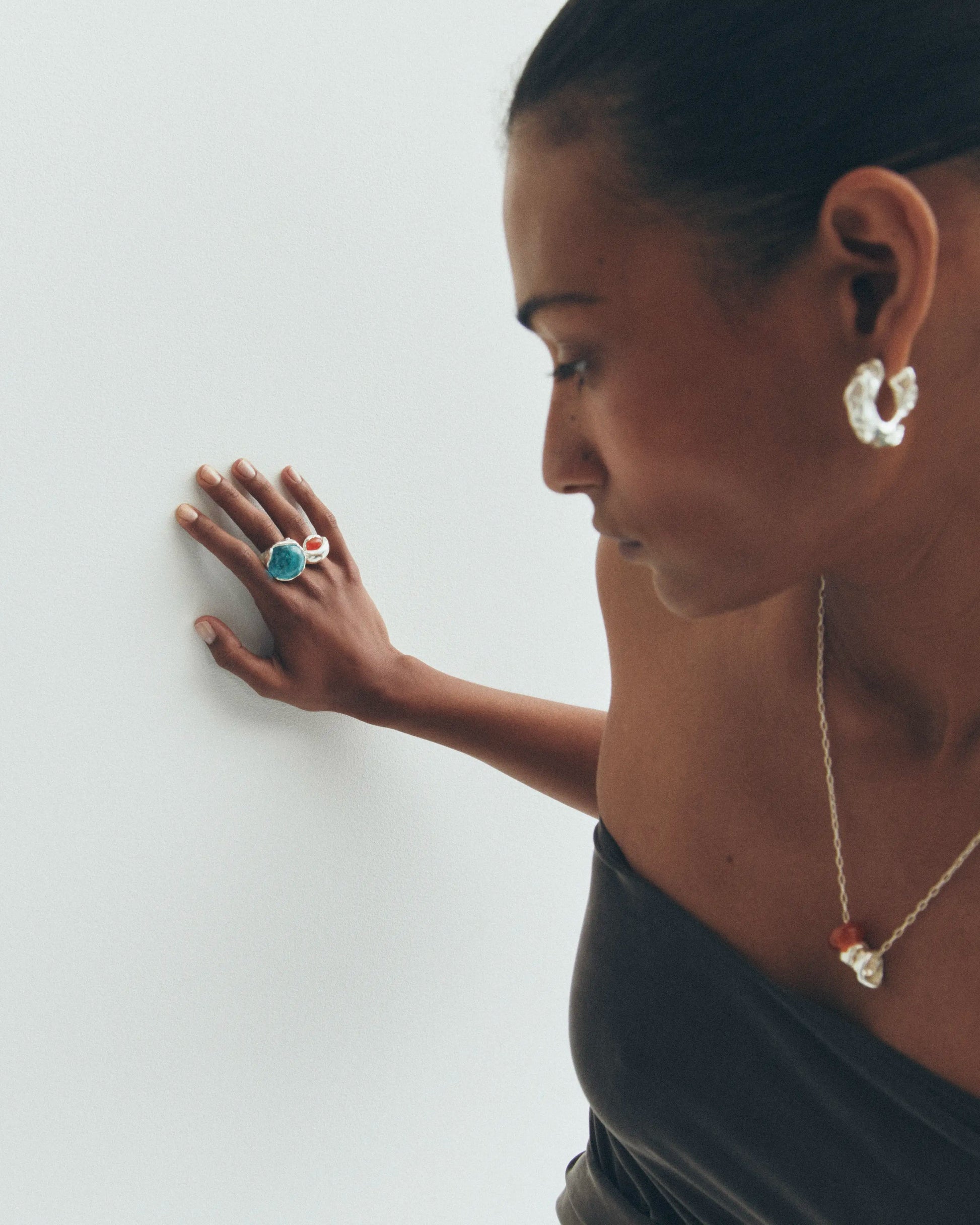 Agosto - Handmade silver ring | Simuero