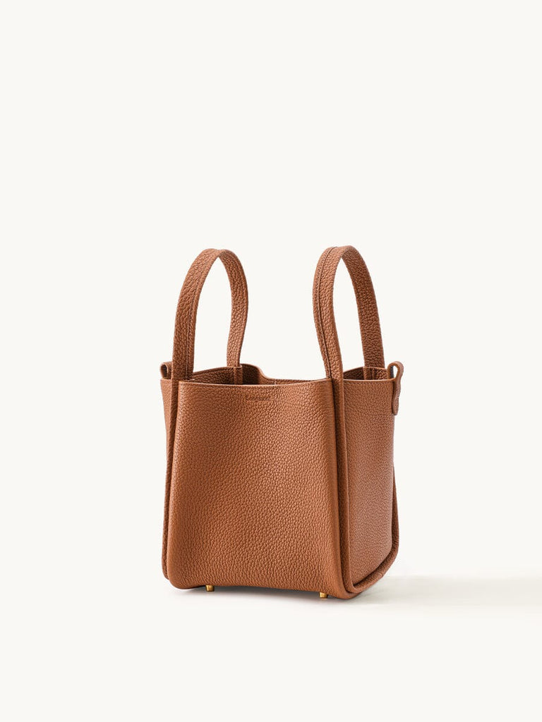 Medium Full-Grain Leather Bag | Detachable Pouch – Songmont