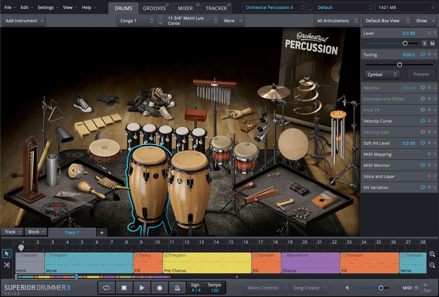 日本人の心を掴むオーケストラパーカッション」 ／ TOONTRACK 製品
