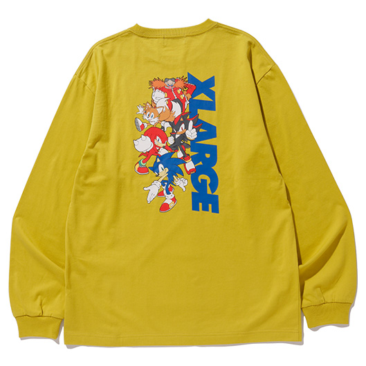 SEGA | ソニックチャンネル | XLARGE×SONIC ロングスリーブTシャツ