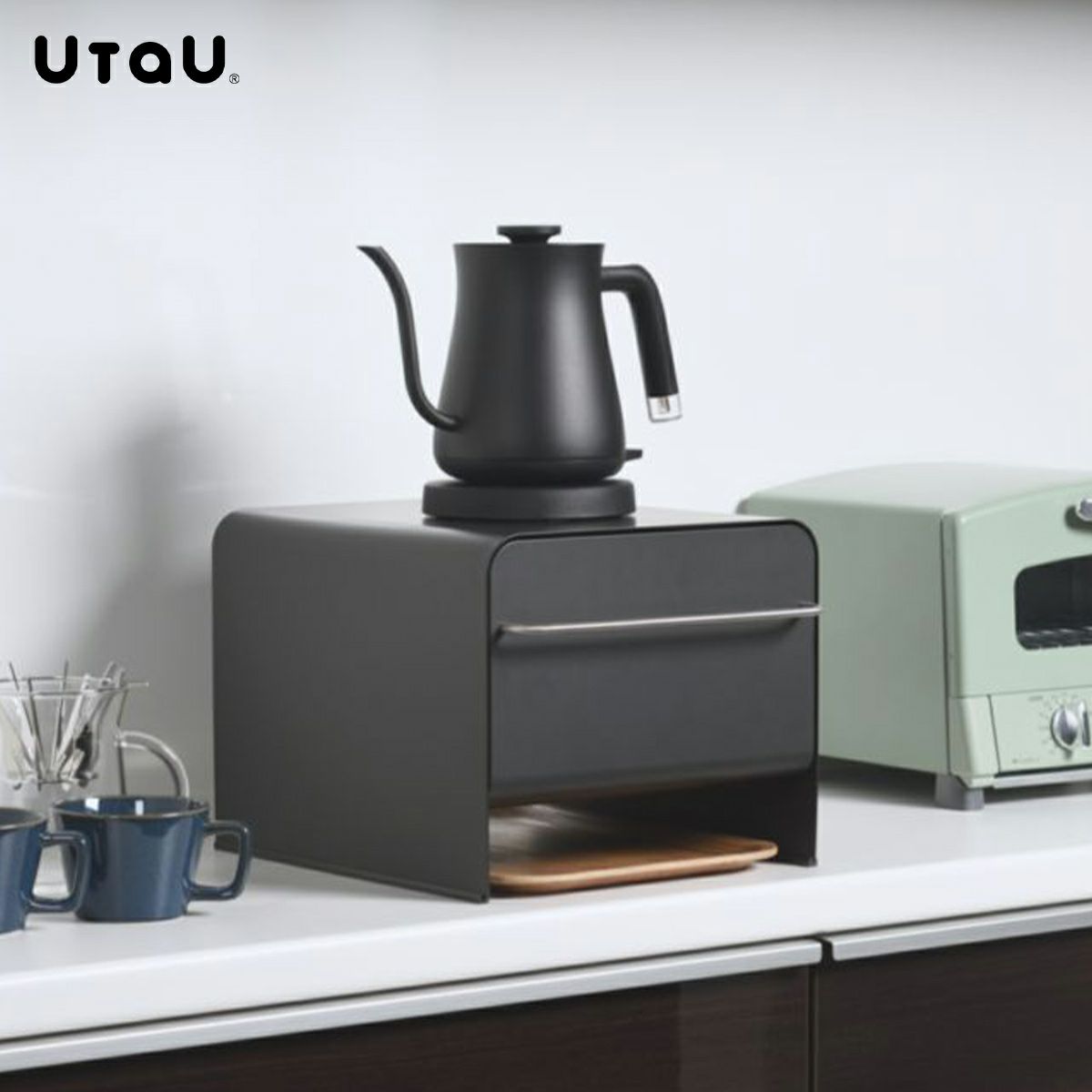 ウタウ UtaU カウンタードロワー ピュワホワイト《公式》キッチン用品