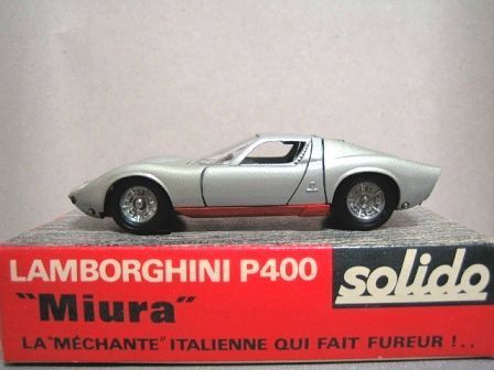 激レア solido ソリド ランボルギーニ P400 MIURA ランボルギーニ・ミウラ by ソリド<br>……不朽の名作。こんなミニカーは