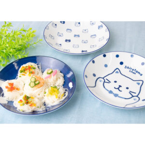 ☆HAPiNS☆FukuFukuNyanko 軽量藍染プレート☆｜ソリオ宝塚