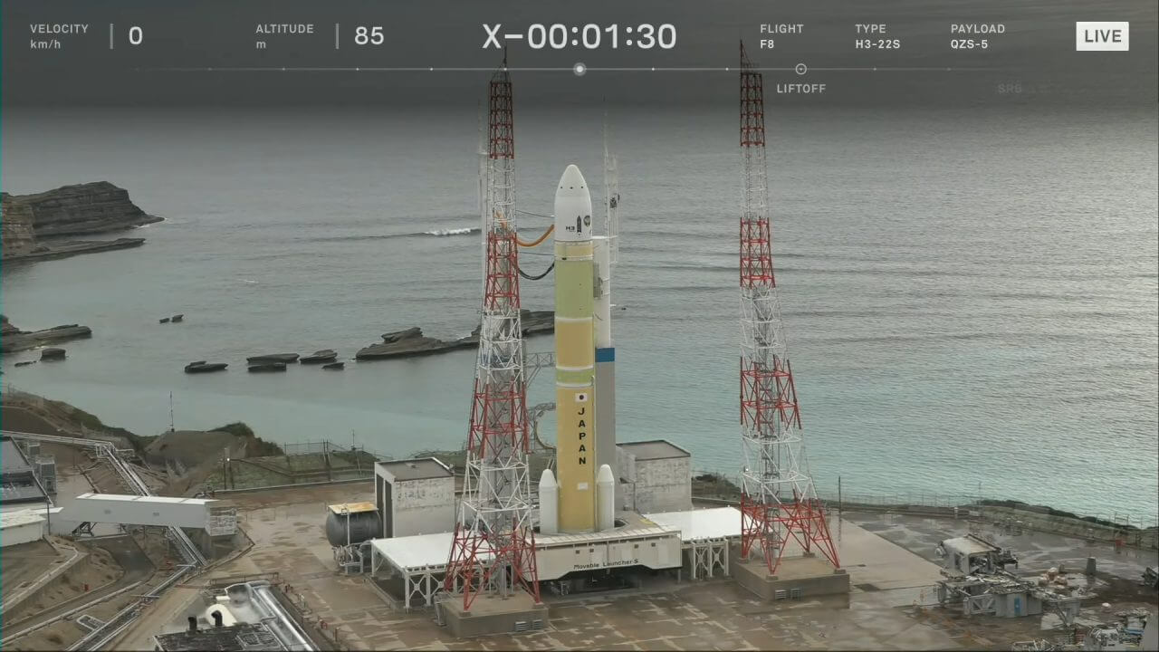 更新】H3ロケット8号機の打ち上げは発射直前に中止 冷却水注水設備