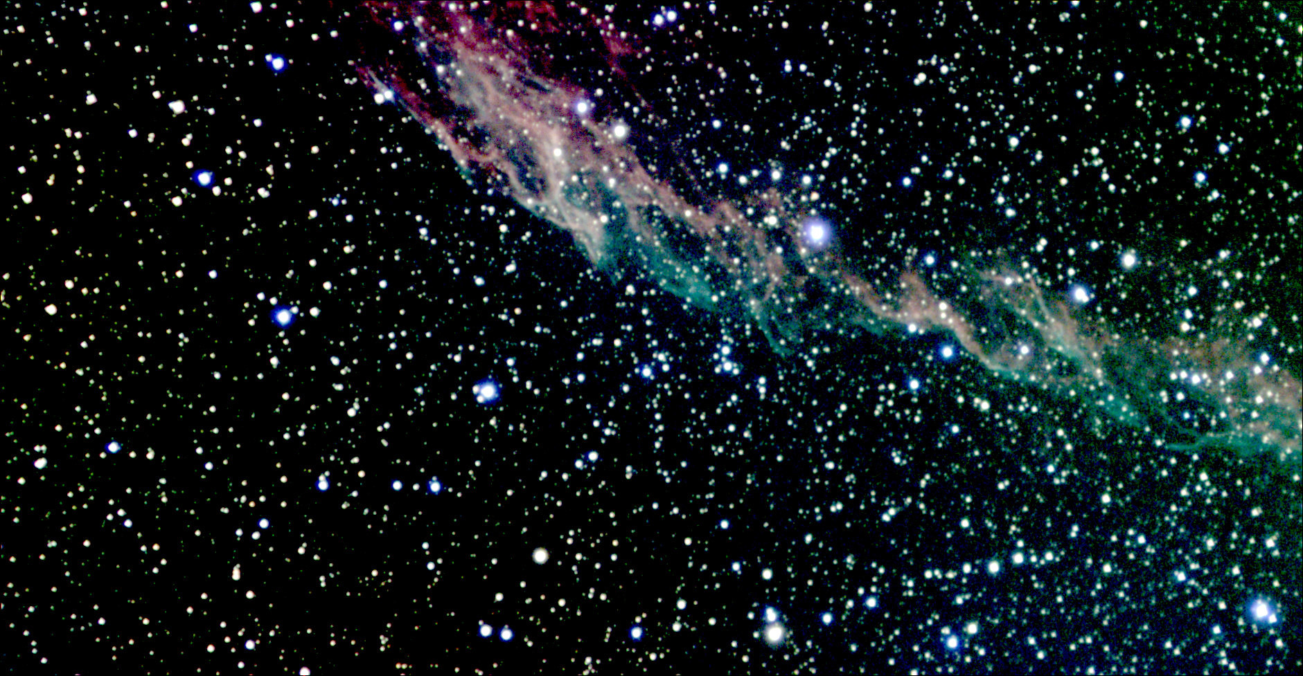天体観測】【天体観測】はくちょう座超新星残骸NGC6992「網状星雲