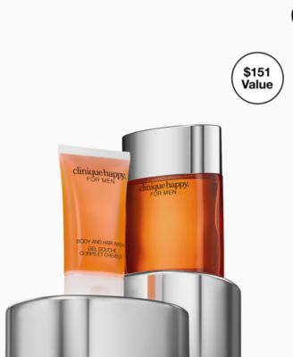 Clinique Happy For Him Cologne and Body Wash Gift Set - Macy's