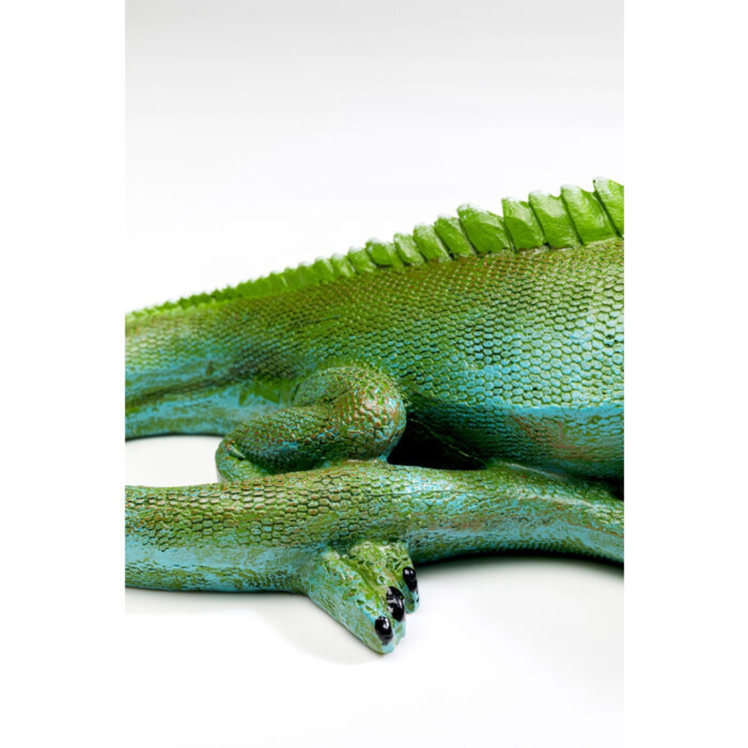Deco Figurine Green Lizard 21cm – Smart Living