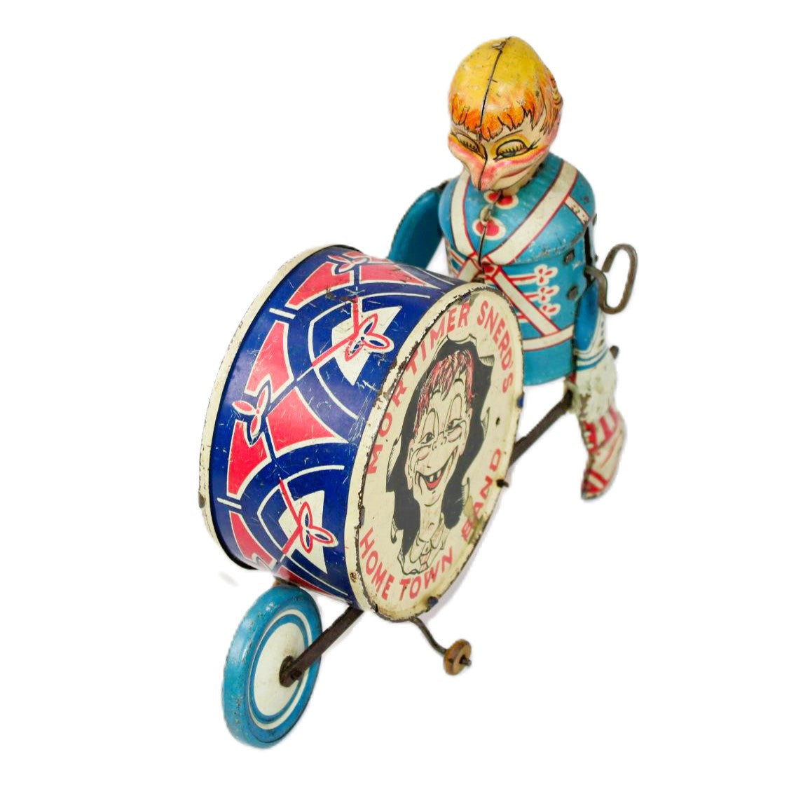 1930's Louis MarxWind-Up Tin Toy- Mortimer Snead's Home Town Band