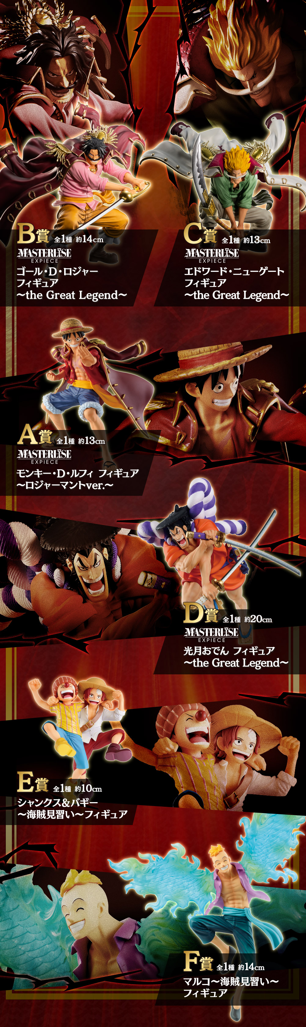一番くじ ワンピース Legends over Time｜一番くじ倶楽部｜BANDAI