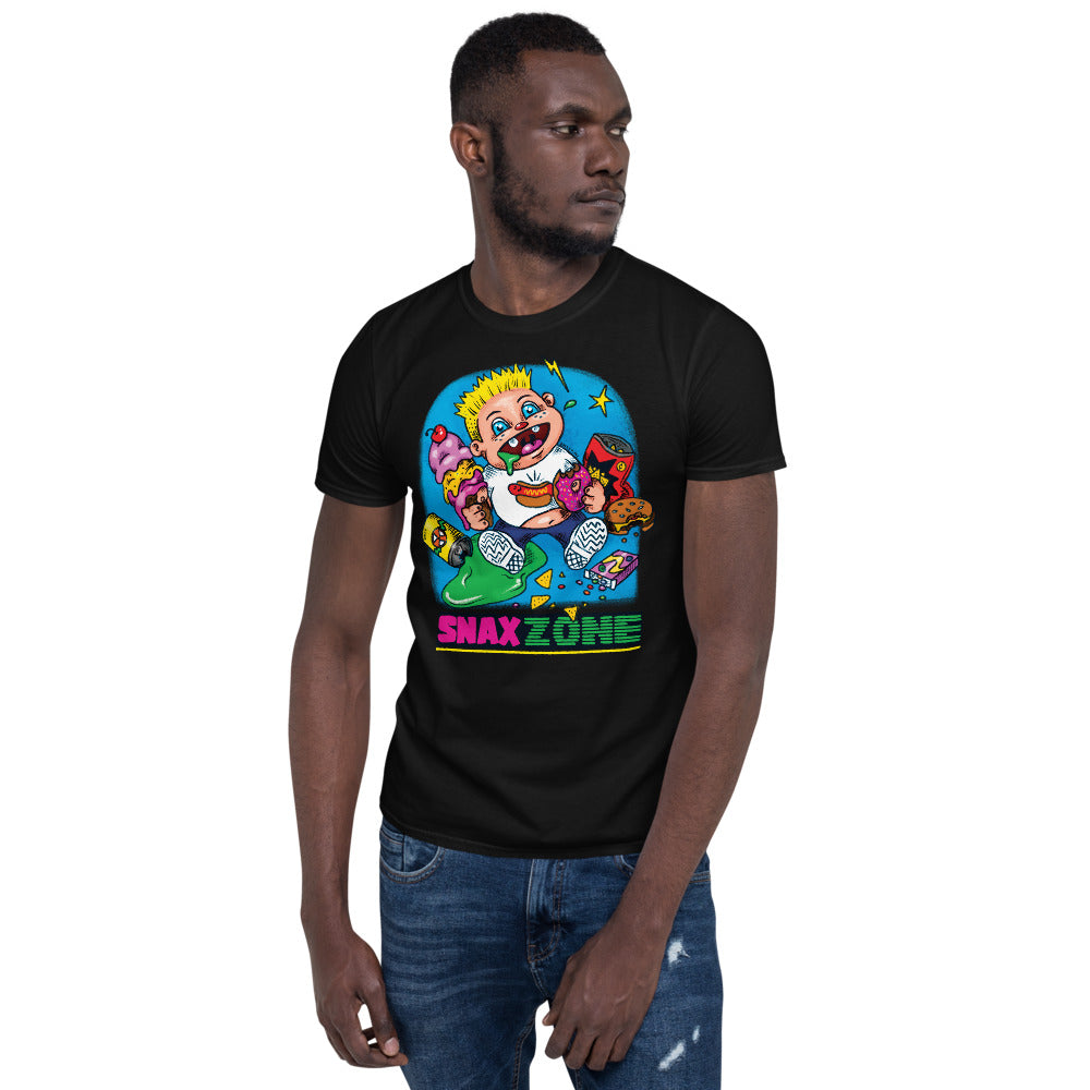 Junk Food 80s Style Cartoon Graphic T-Shirt | Snax Zone – Snaxtime