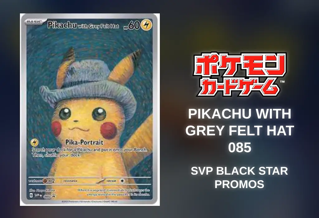 Pokémon TCG Pikachu With Grey Felt Hat | SNKRDUNK Magazine