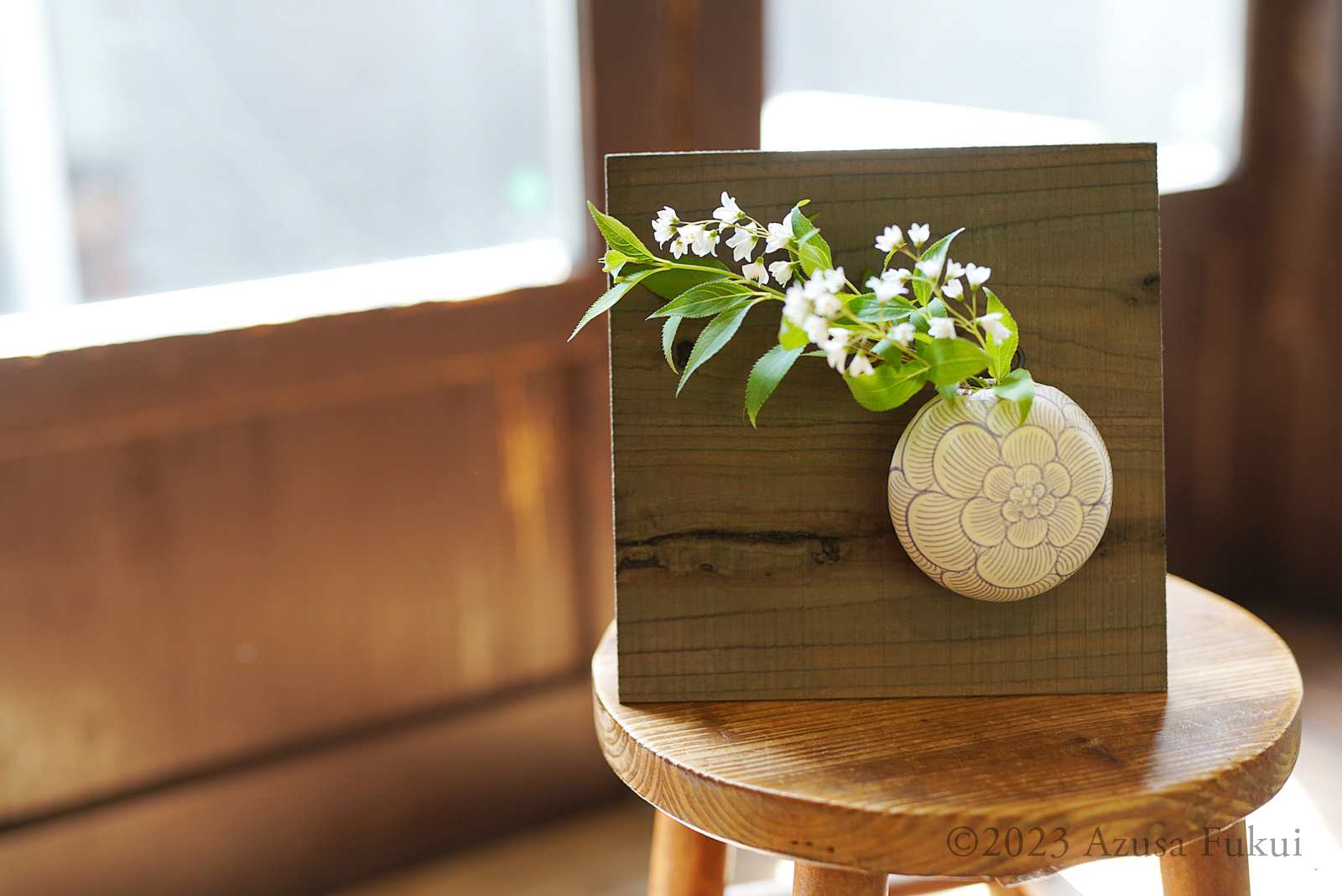 kakeru-］作陶家と木工家のつくる掛け花入れ | 木工家具製作スヌグライフ