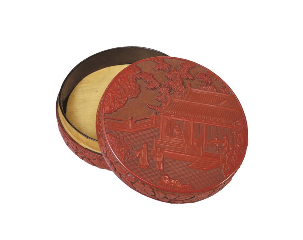 元代雕漆名匠的剔红漆器