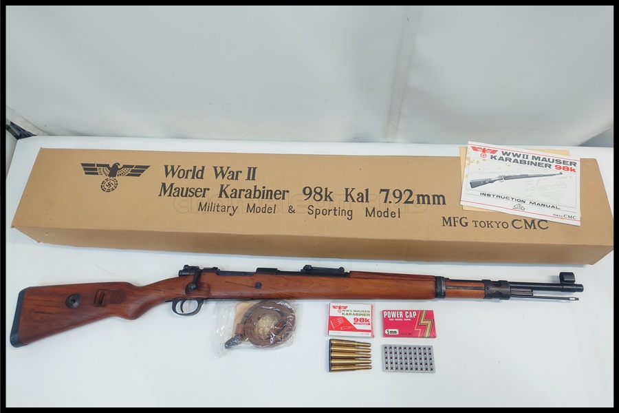 CMC モーゼルKar98K SMG規格金属モデルガン スリング付き」買取実績