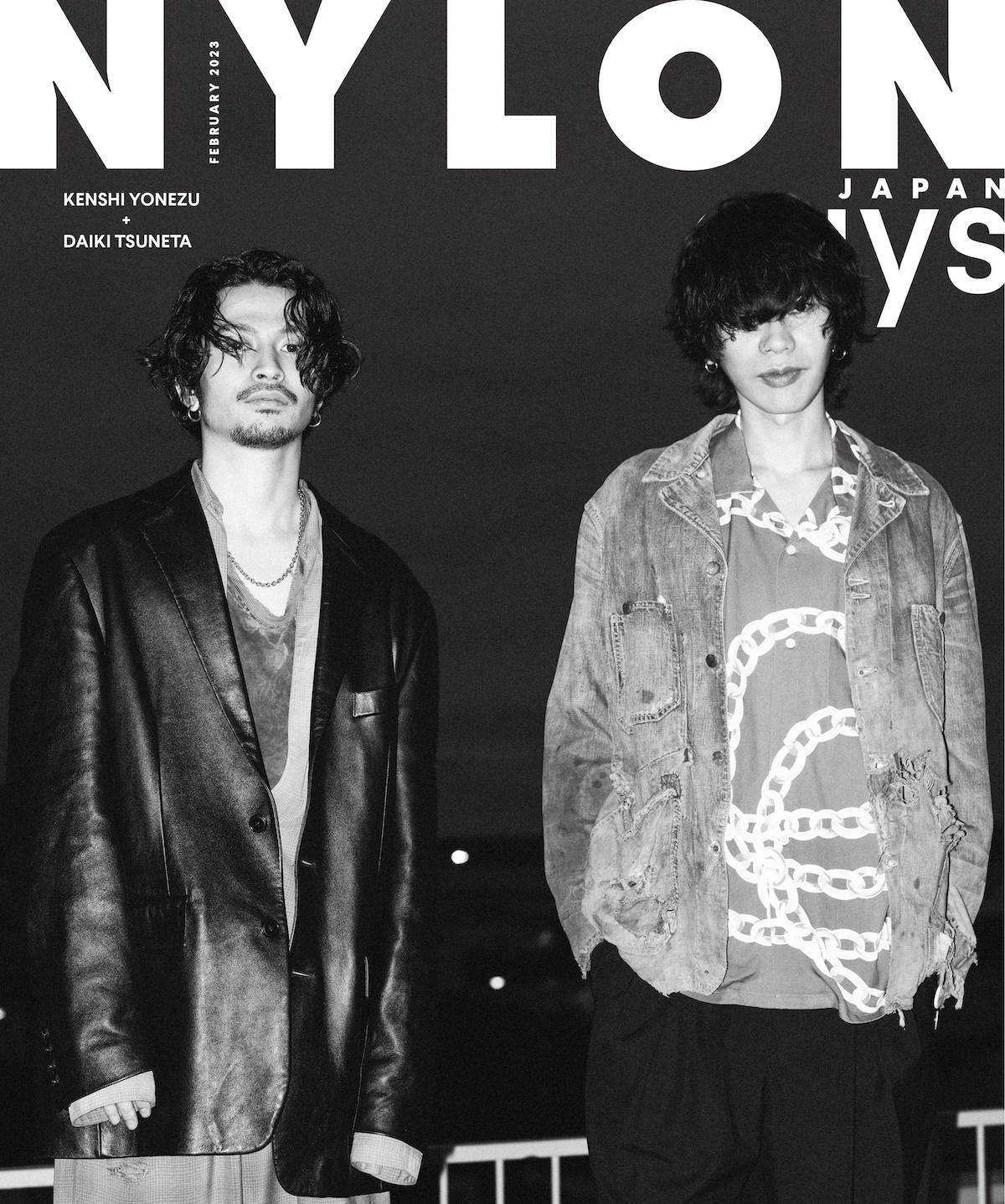 画像】King Gnu 常田大希と米津玄師がW表紙&初表紙でNYLON JAPANに登場