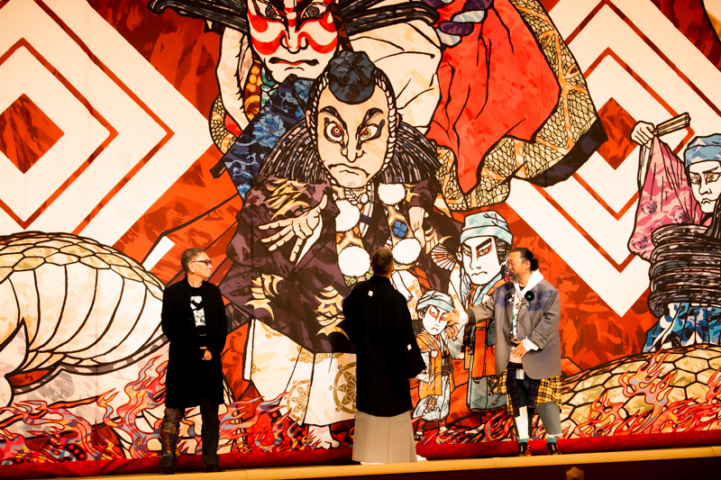 幅31.8mの團十郎白猿襲名祝幕、11月の歌舞伎座に登場！ 三池崇史が
