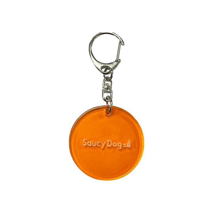 商品詳細ページ | Saucy Dog Online Shop | ラウンドキーホルダー/オレンジ
